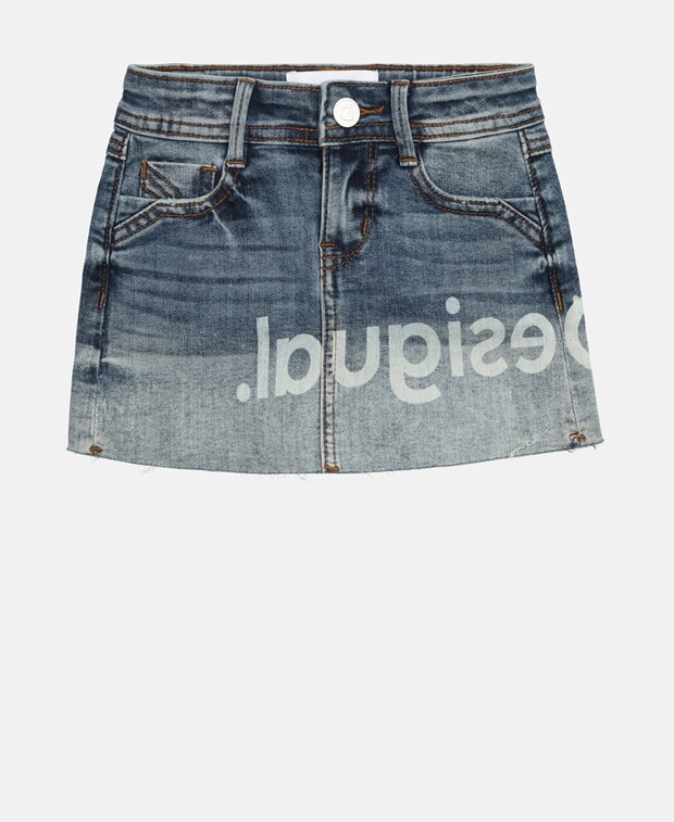 

Джинсовая юбка Desigual, индиго