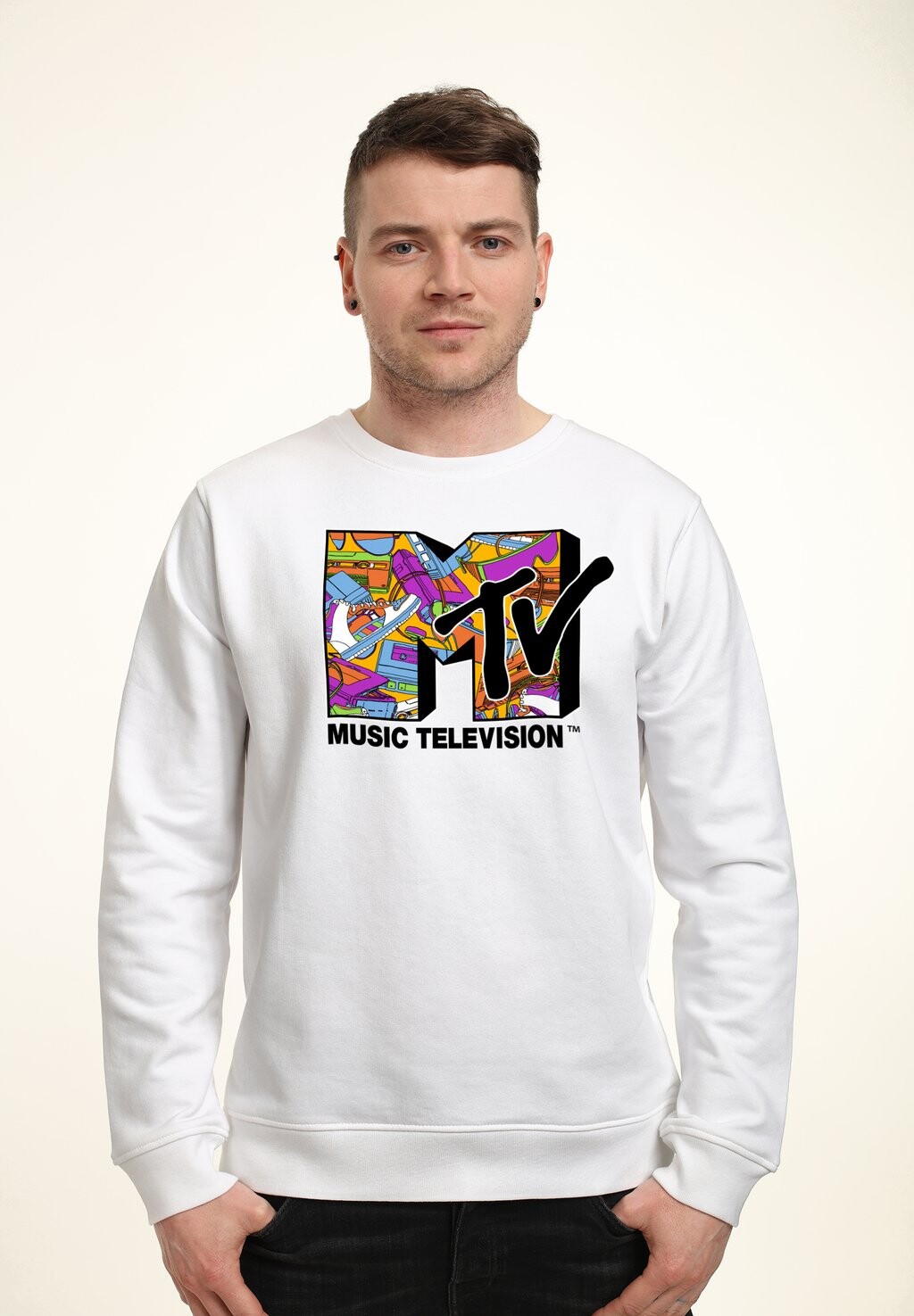 

Толстовка MTV OLD SCHOOL COOL Henry Tiger, белый