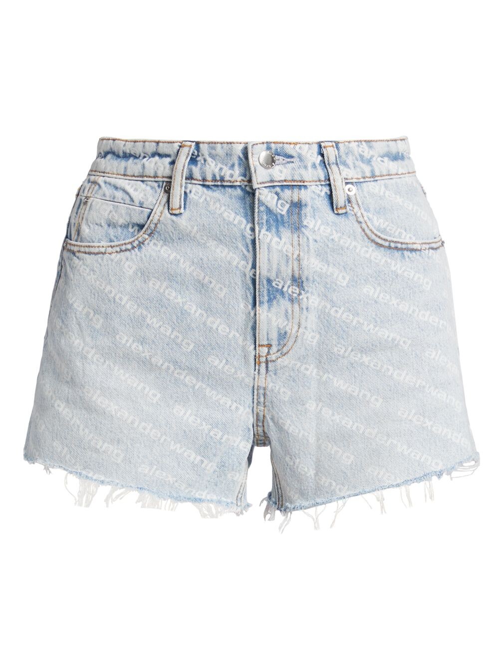 

Джинсовые шорты с логотипом Bite alexanderwang.t