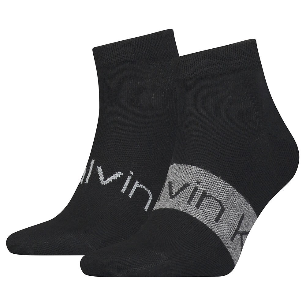 

Носки Calvin Klein Sneaker Logo Ribbon 2 шт, черный