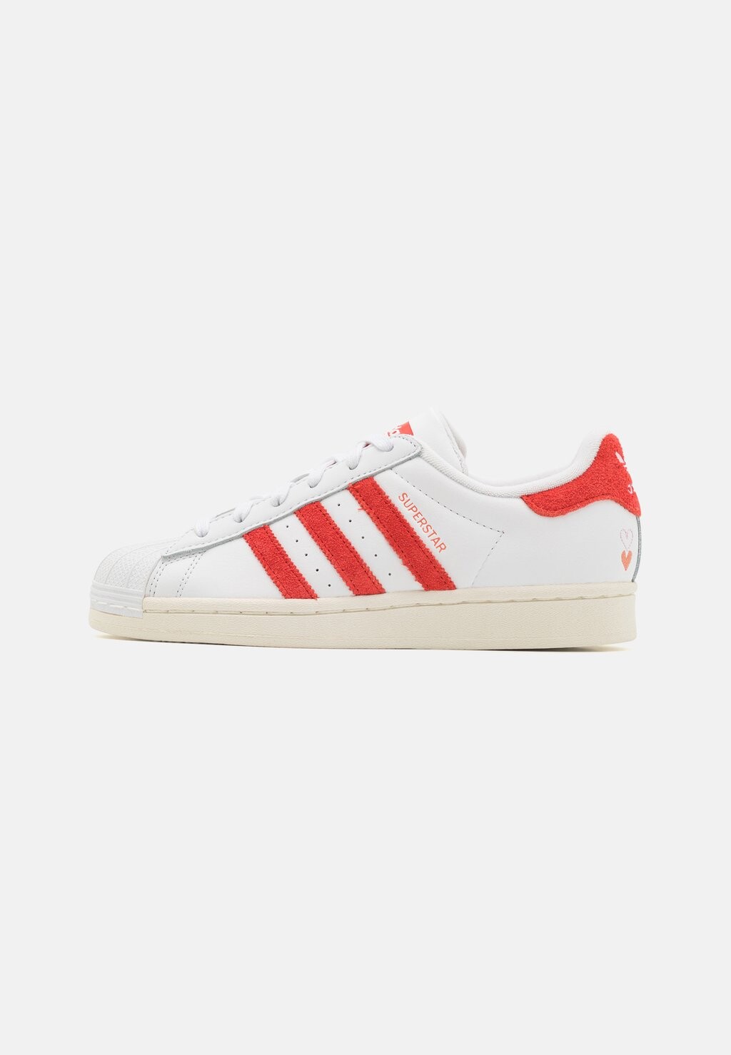 

Полукеды Superstar adidas Originals, цвет footwear white/bright red/wonder clay, Серый