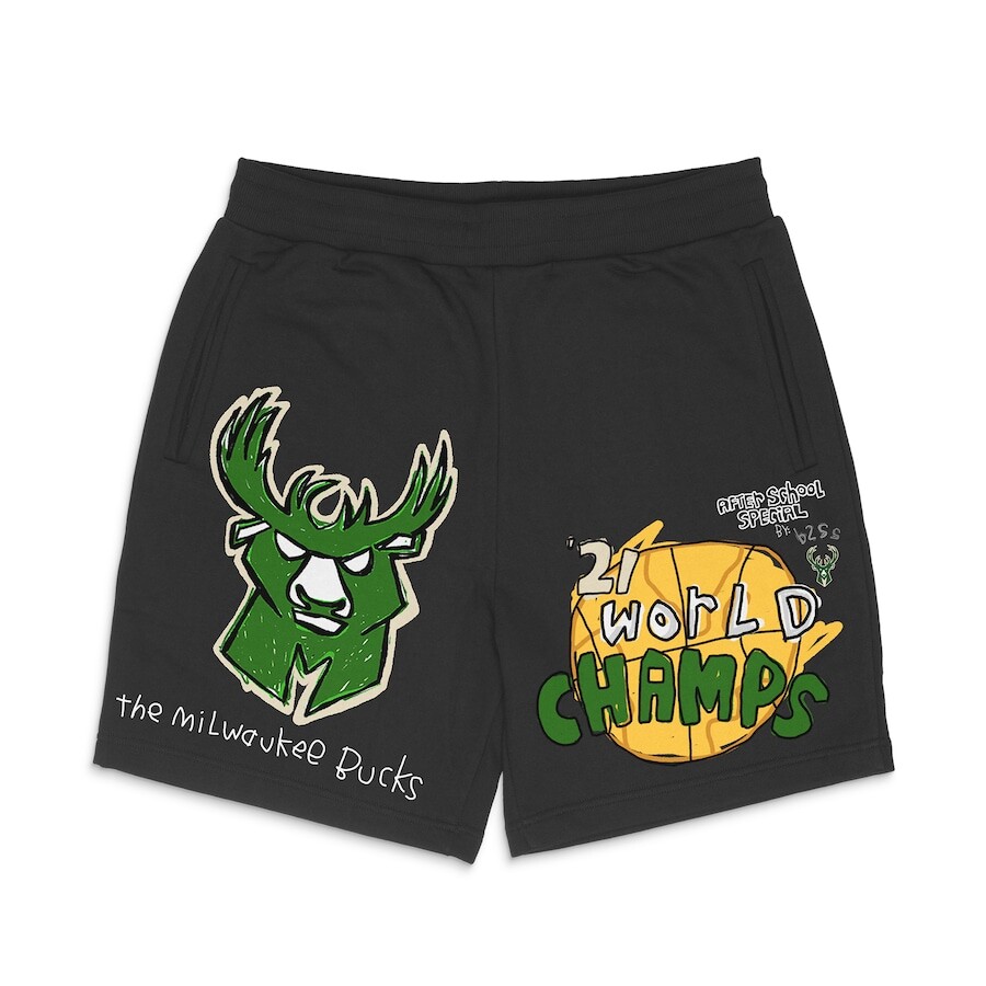 

Шорты After School Special Milwaukee Bucks, черный