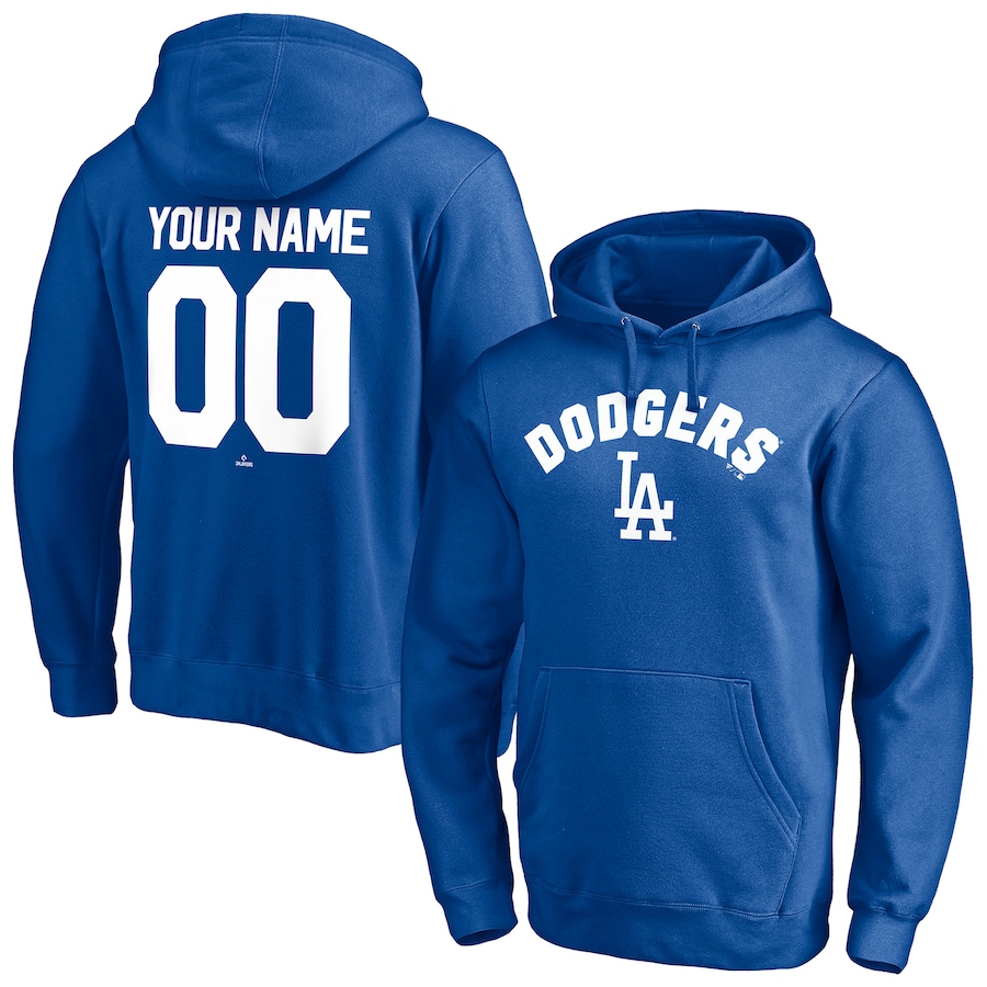 

Пуловер с капюшоном Fanatics Branded Los Angeles Dodgers, роял