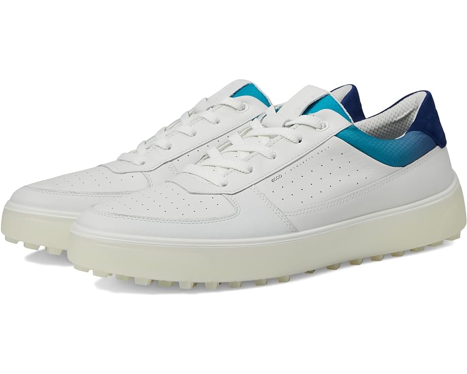 Кроссовки ECCO Golf Tray Hydromax Hybrid Golf Shoes, цвет White/White/Blue Depths/Caribbean