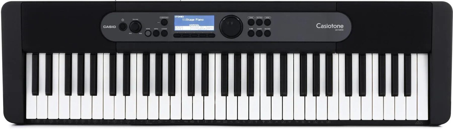 

Клавиатура-аранжировщик Casio LK-S450 с 61 клавишей