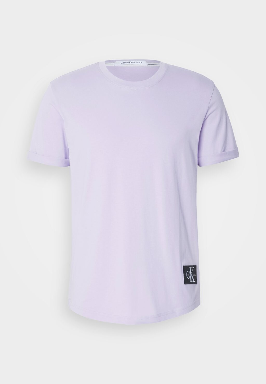 

Базовая футболка Badge Turn Up Sleeve Calvin Klein, пастельно-сиреневый
