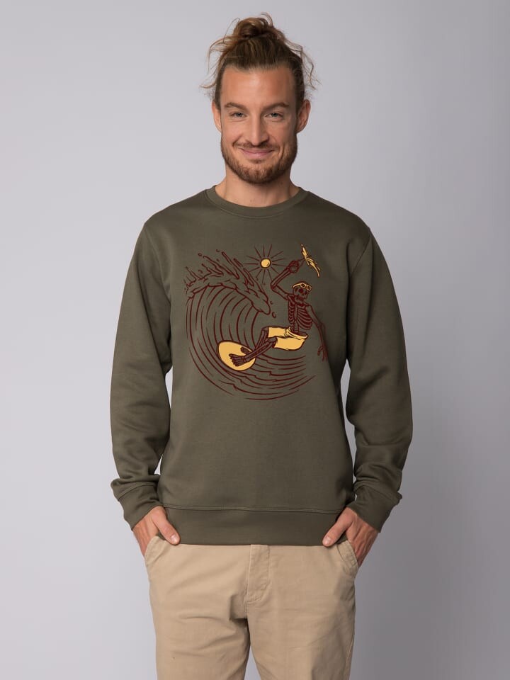 

Толстовка wat Apparel Surfing for life, хаки
