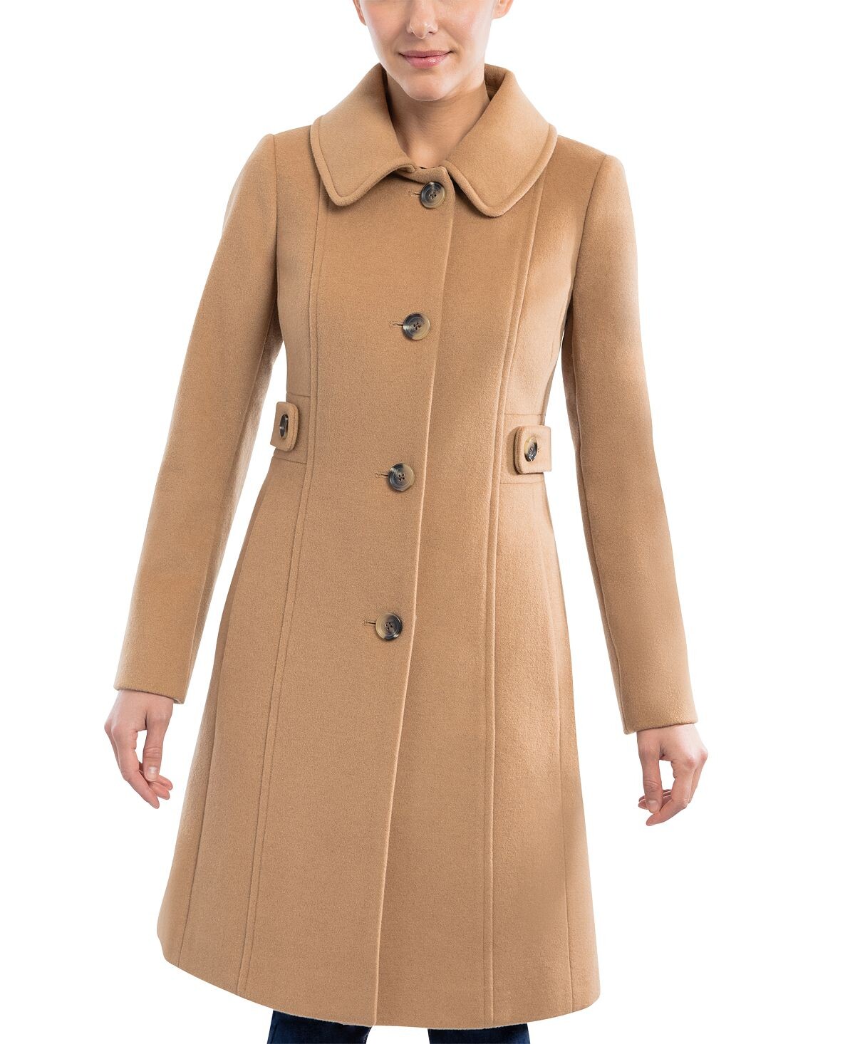 

Женское пальто с клубным воротником Anne Klein