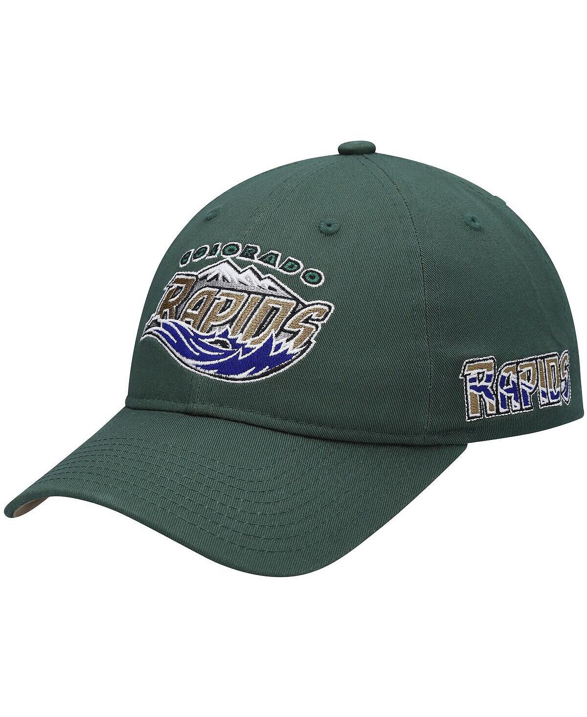

Мужская зеленая регулируемая кепка Colorado Rapids Mitchell & Ness