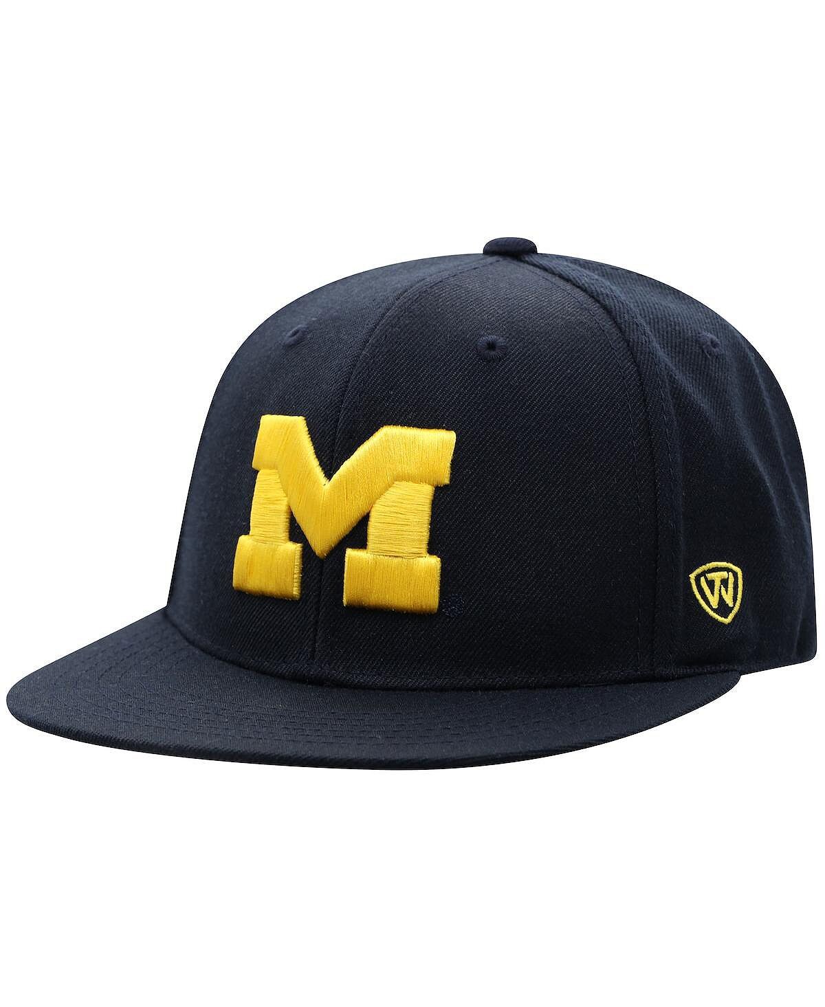 

Мужская темно-синяя приталенная шляпа Michigan Wolverines Team Color Top of the World