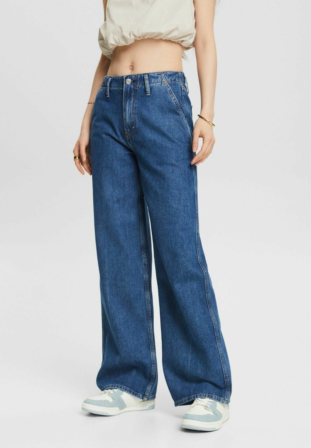 

Джинсы-клеш Esprit, цвет blue medium washed new