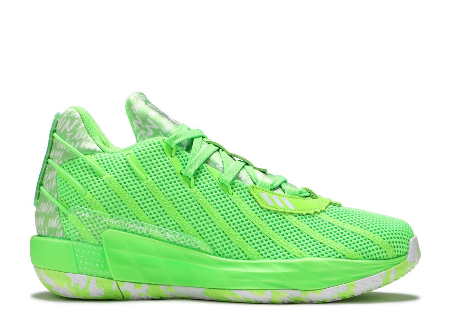 

Кроссовки adidas Dame 7 Gca 'I Am My Own Fan - Solar Green', зеленый