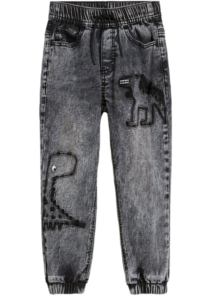 

Термоджинсы dino для мальчиков стандартный крой John Baner Jeanswear, черный