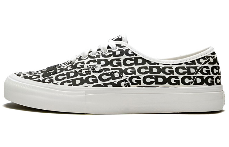 

Туфли унисекс для скейтбординга Vans Authentic Comme Des Garcons белый/черный