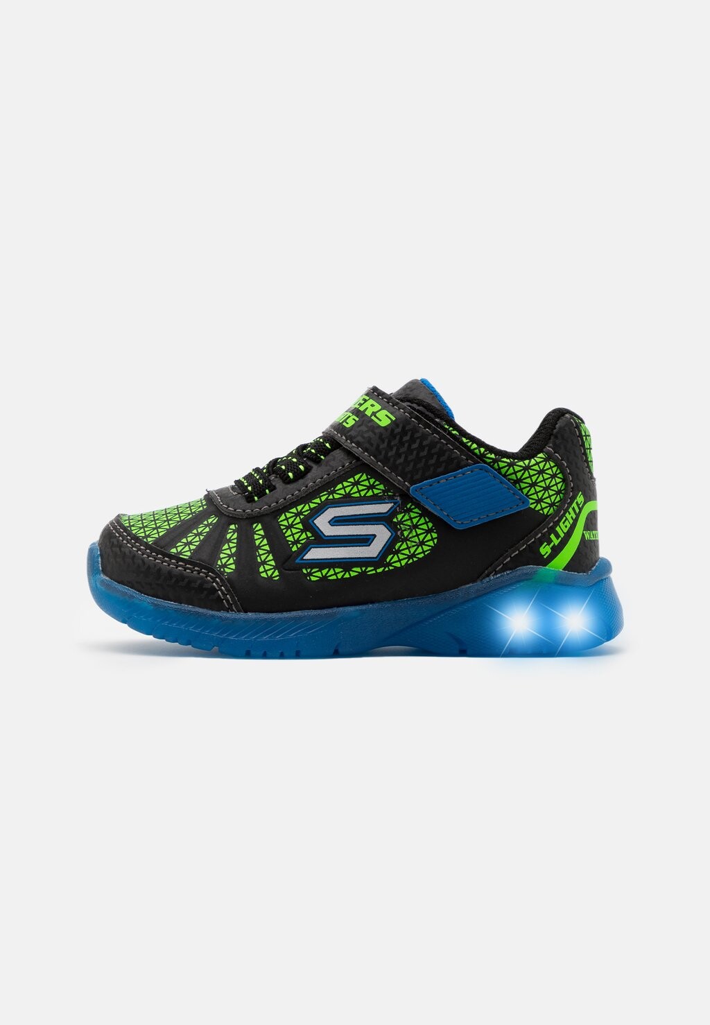 

Кроссовки низкие MAGNA LIGHTS Skechers, цвет black/lime/royal