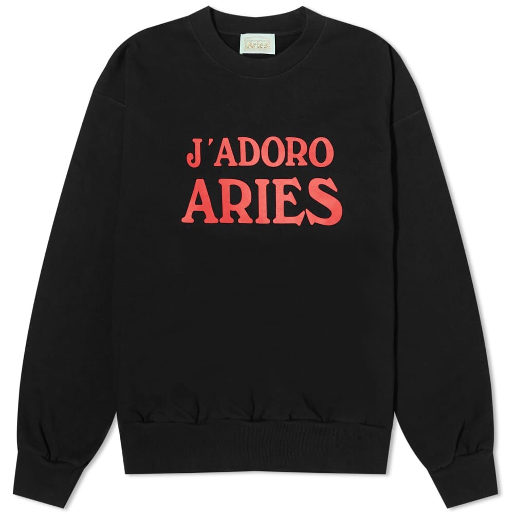 

Свитшот Aries J'Adoro Aries Crew, черный