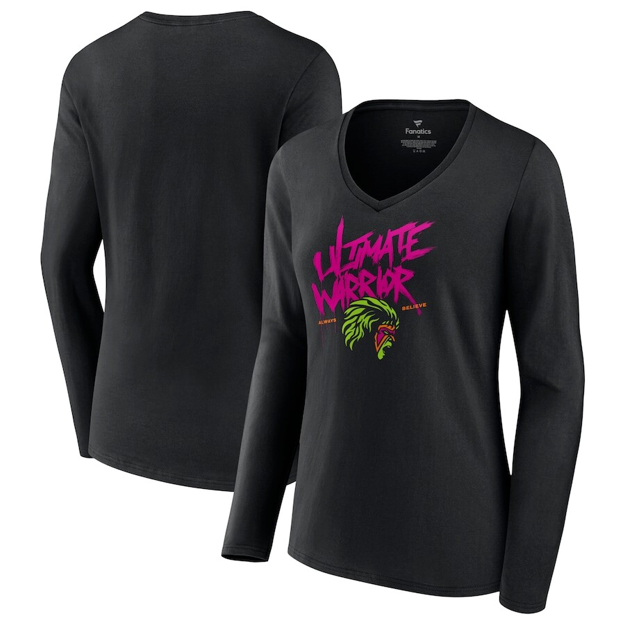 

Футболка с длинным рукавом Fanatics Branded The Ultimate Warrior, черный