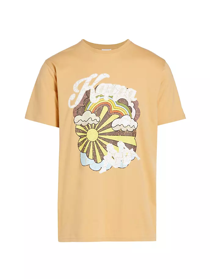 

Оригинальная футболка с логотипом Kingston Kappa, цвет beige camel
