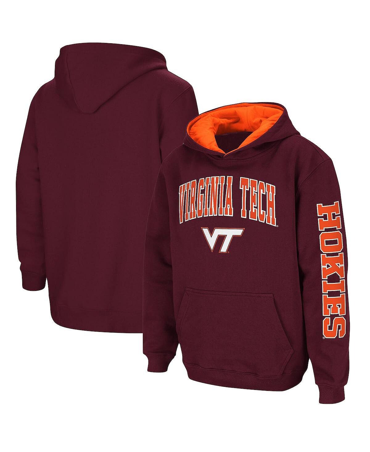 

Пуловер с капюшоном Big Boys Maroon Virginia Tech Hokies 2-Hit Team Colosseum