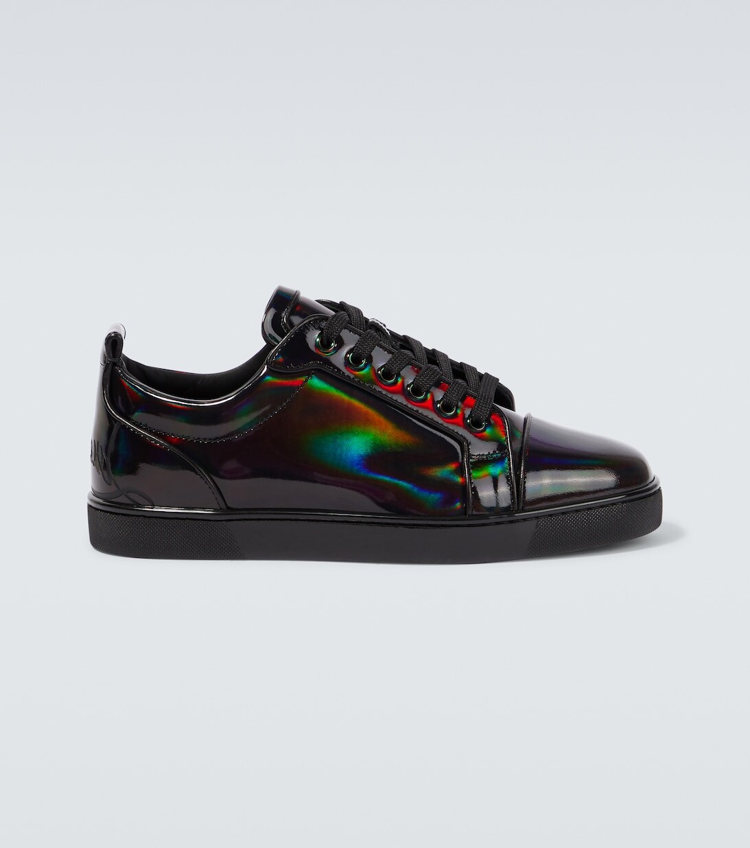 

Кроссовки из лакированной кожи Christian Louboutin, черный