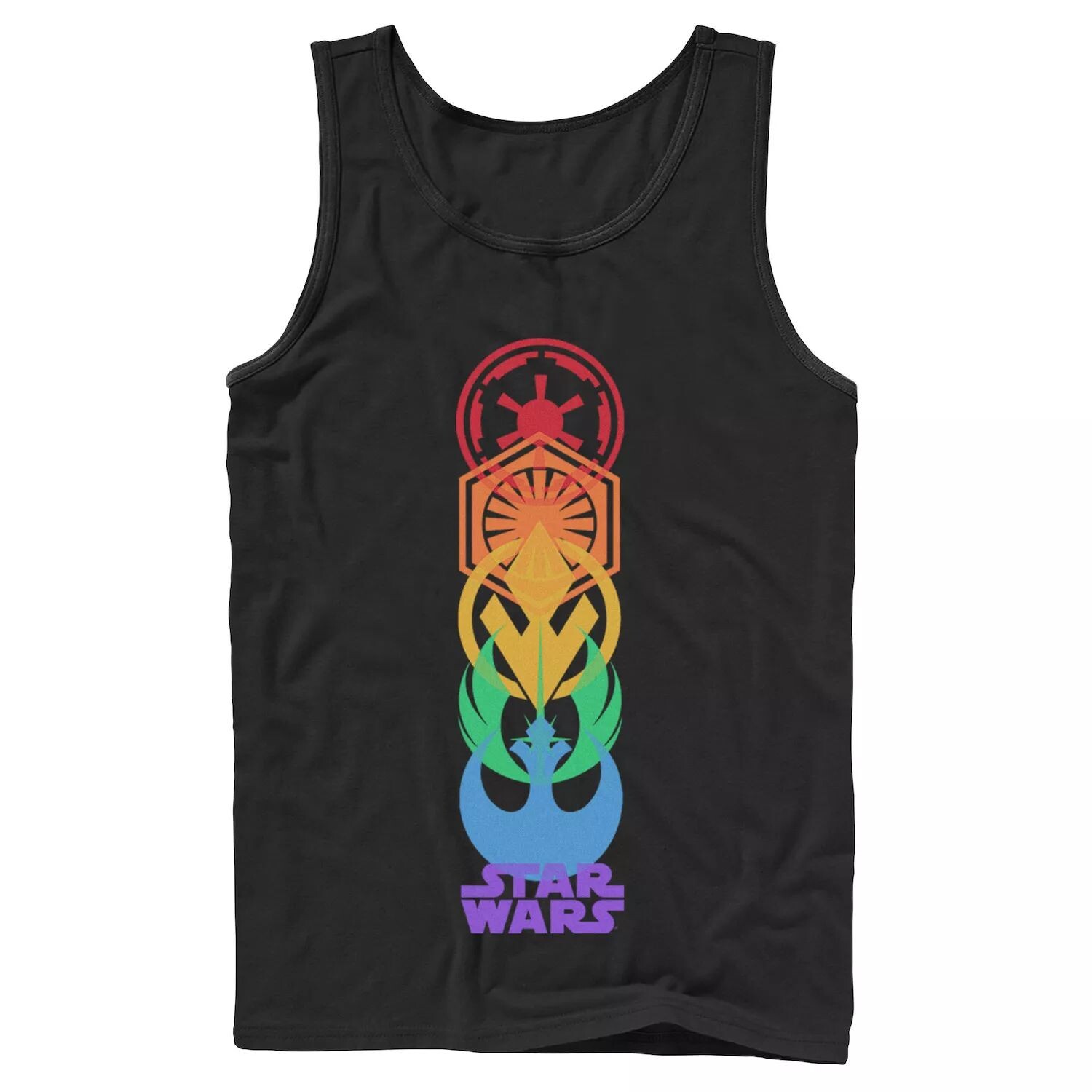 

Мужская майка с радужным логотипом Star Wars Pride Licensed Character