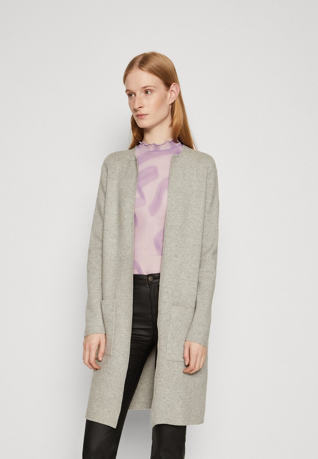 

Кардиган ONLY Tall ONLRIVER ДЛИННЫЙ КАРДИГАН, цвет light grey melange