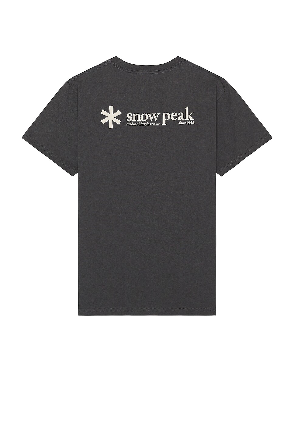 

Футболка Snow Peak Logo, цвет Charcoal