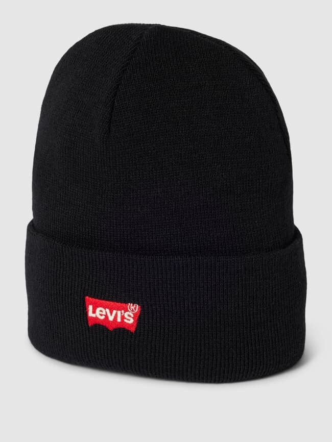 

Шапка с вышивкой логотипа модель "RED BATWING" Levi's, черный