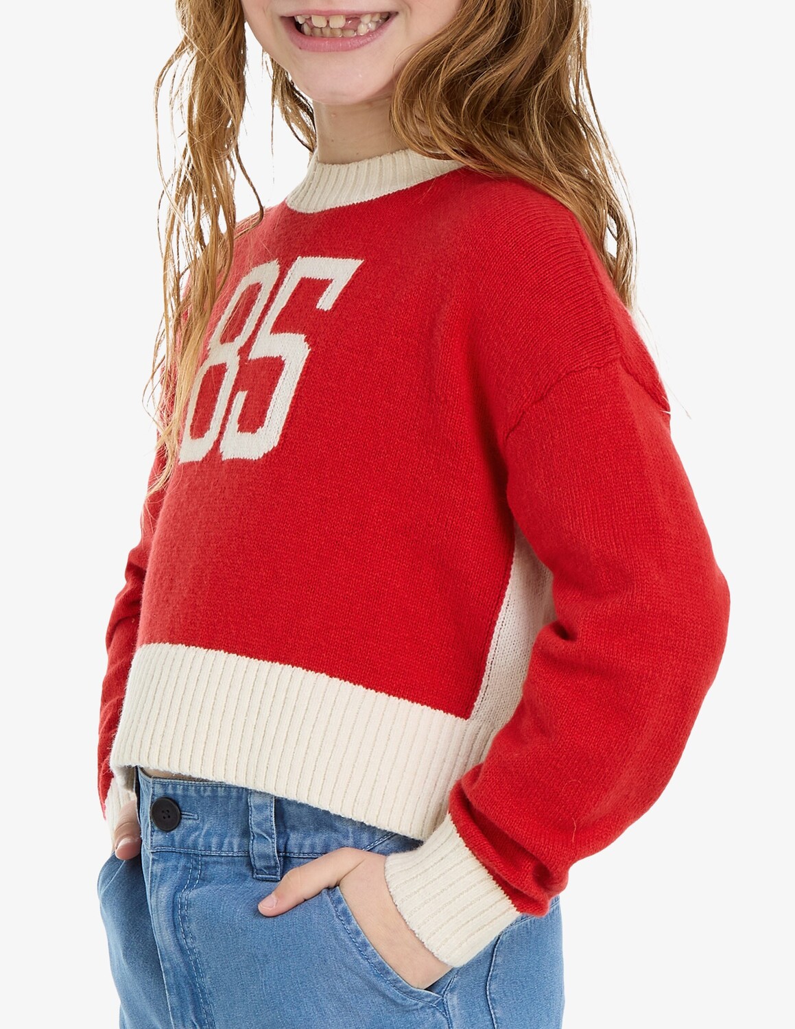 

Хлопковый свитер Tommy Hilfiger, красный