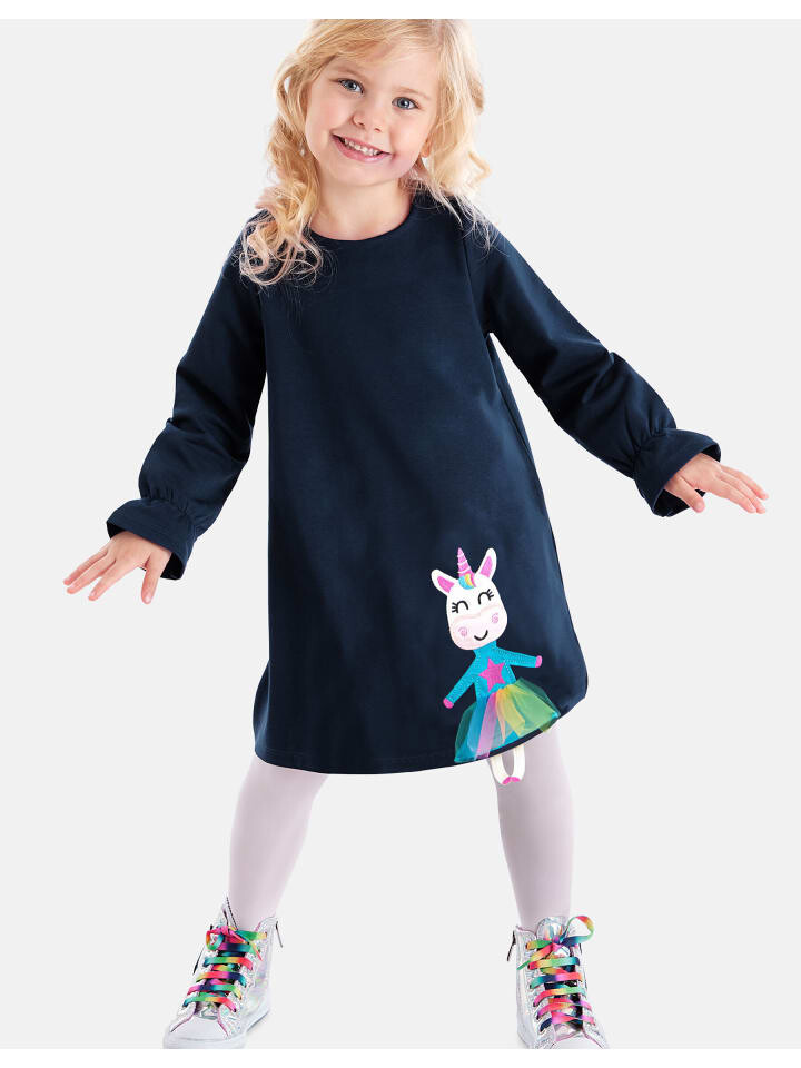

Платье Denokids Lilycorn, темно-синий