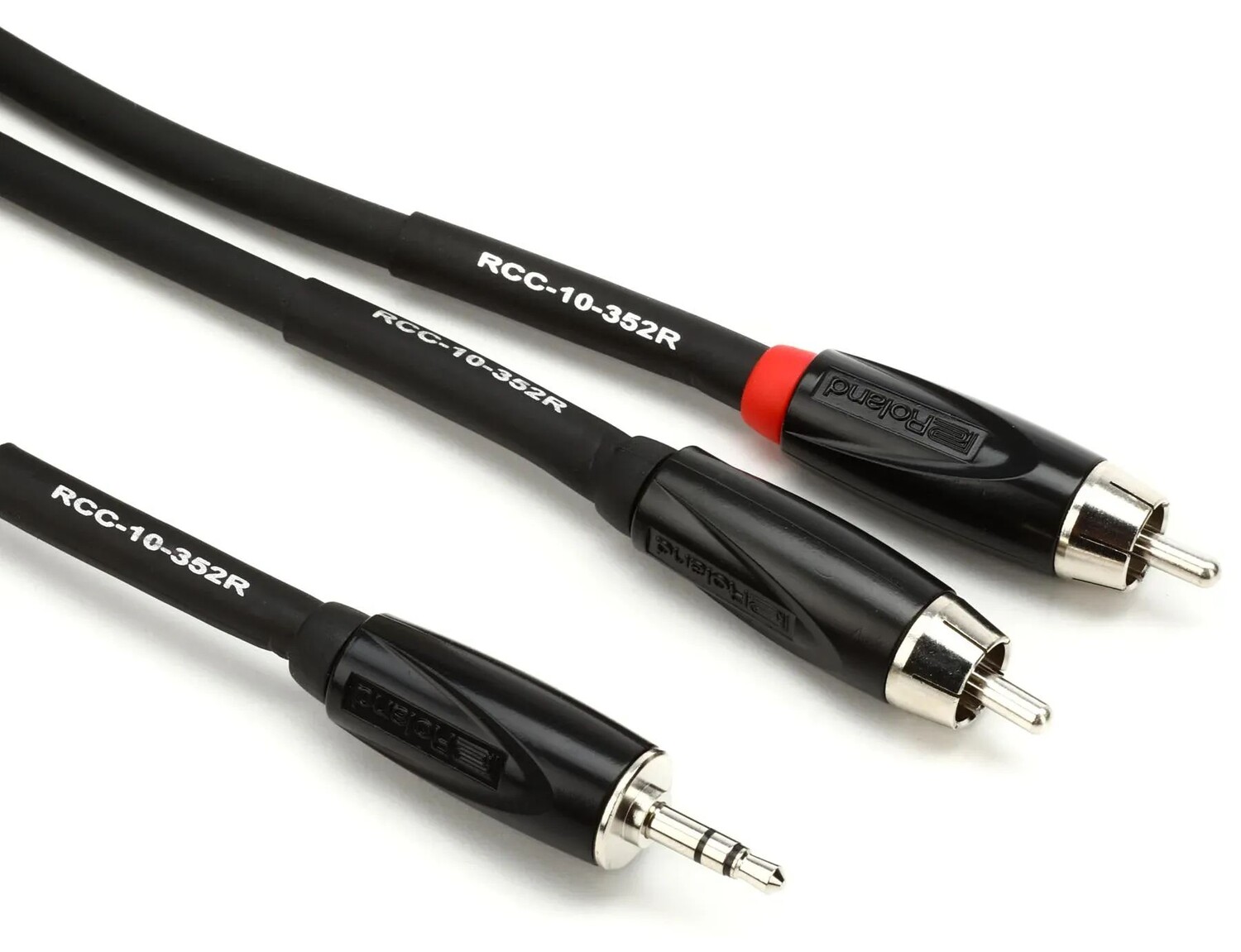 

Roland RCC-10-352RV2 Черная серия, разъем TRS 3,5 мм, вилка RCA для левого/правого разъема/разветвителя RCA — 10 футов