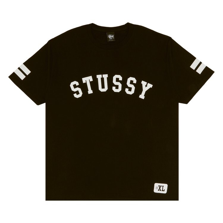 Футболка Stussy Athletic 'Black', черный