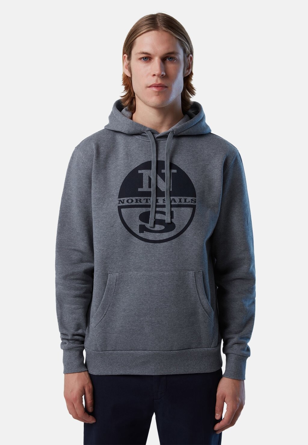 

Толстовка Mit Maxi-Logo-Druck North Sails, цвет grey