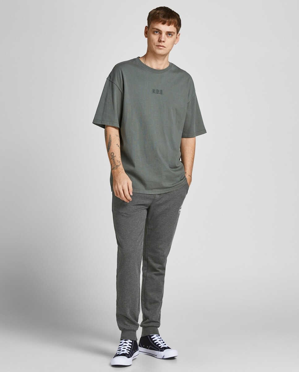 

Мужской джоггер из хлопка Jack & Jones, серый