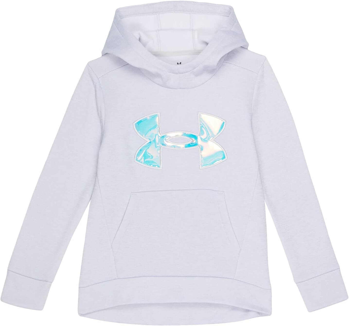 

Худи Under Armour Armour Fleece Big Logo Hoodie, цвет Halo Gray Medium Heather/Iridescent
