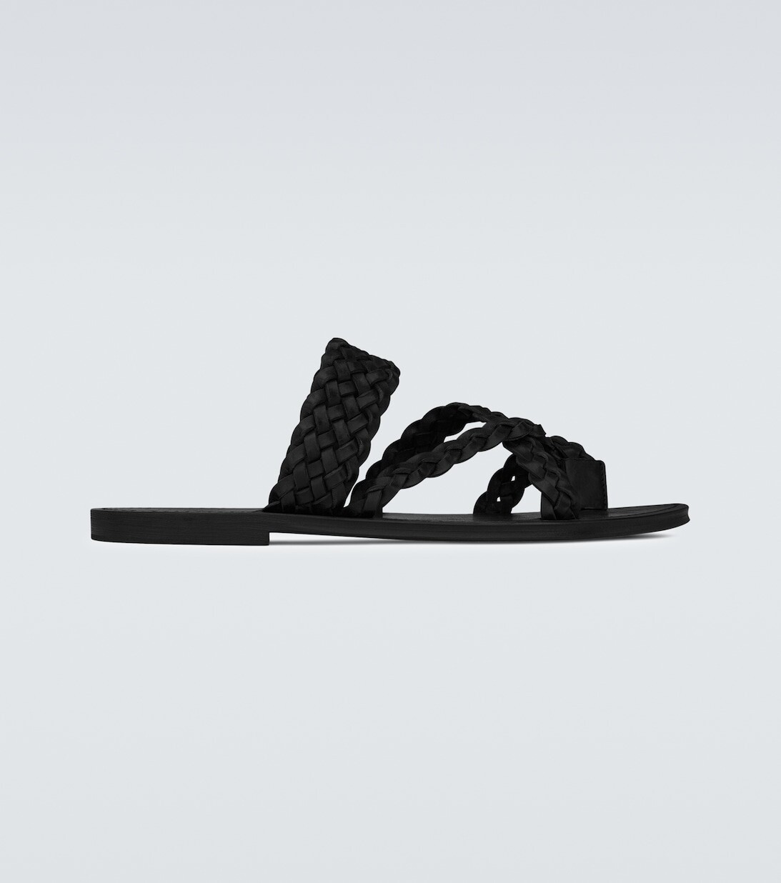 

Сандалии Neil из кожи Saint Laurent, черный