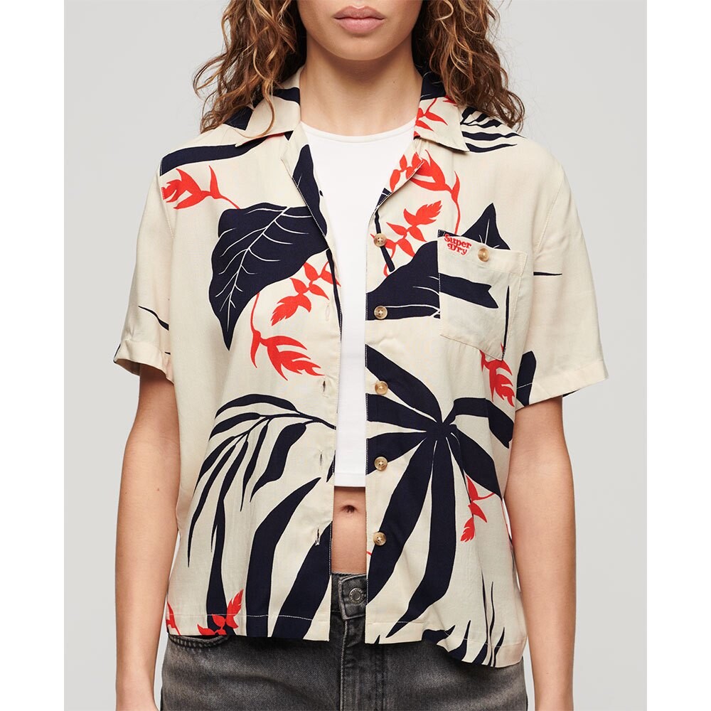 

Рубашка с коротким рукавом Superdry Beach Resor, Разноцветный
