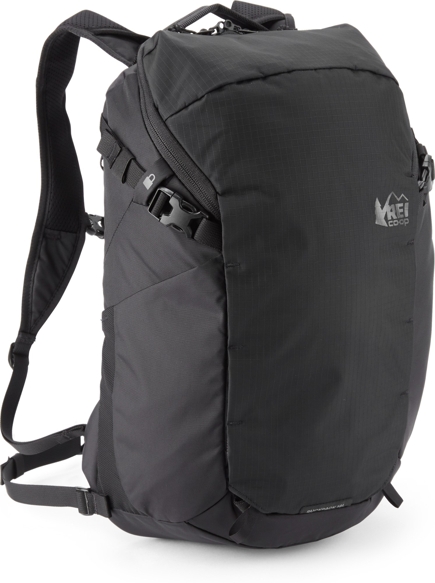 Рюкзак Ruckpack 18 из переработанного материала REI Co-op, черный рюкзак туристический airport синий 18 л