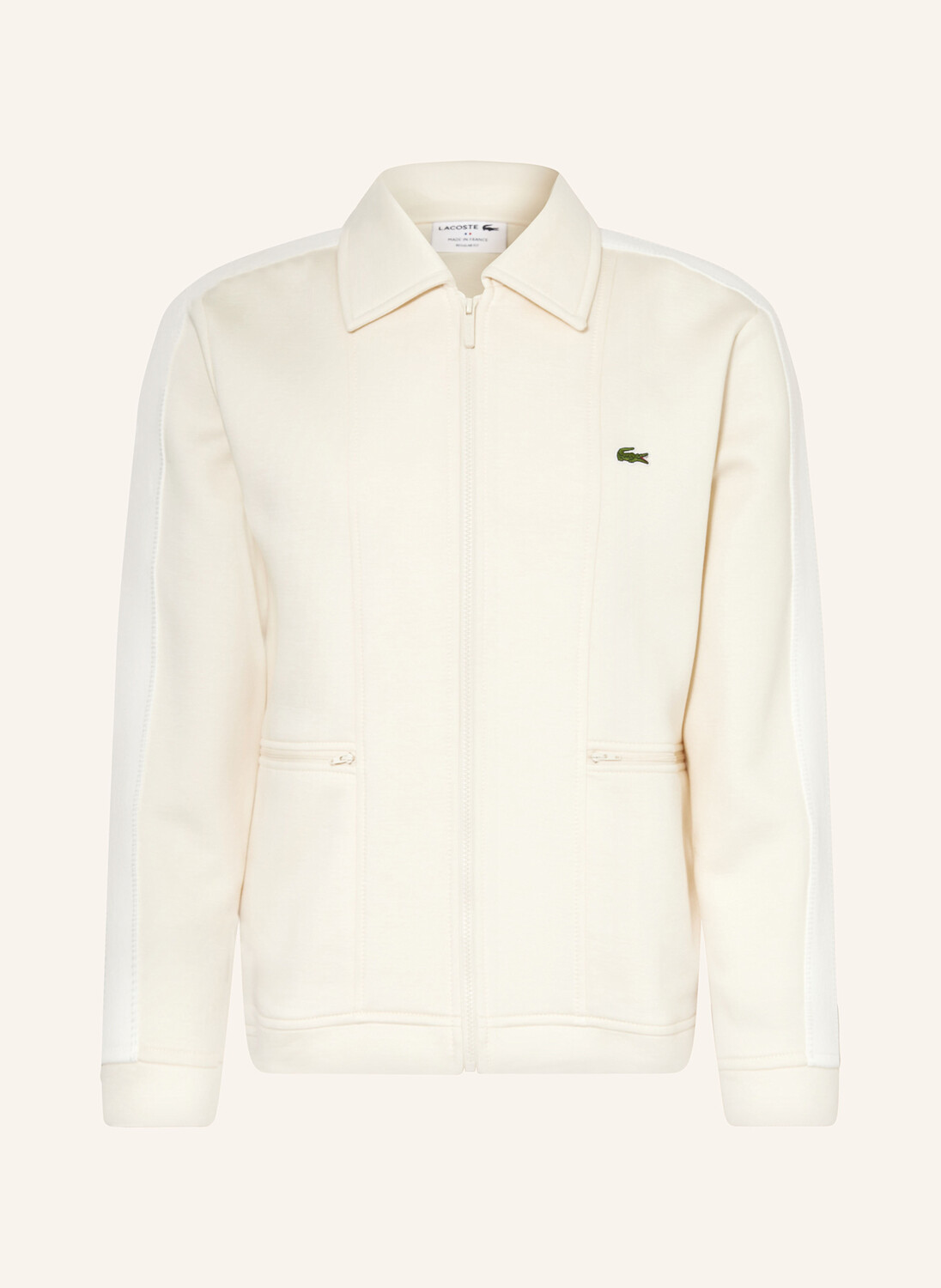 

Куртка с галлонными полосками LACOSTE, экрю