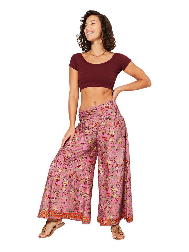 

Брюки Aller Simplement Marlenehose, цвет Rosa/Creme/Orange