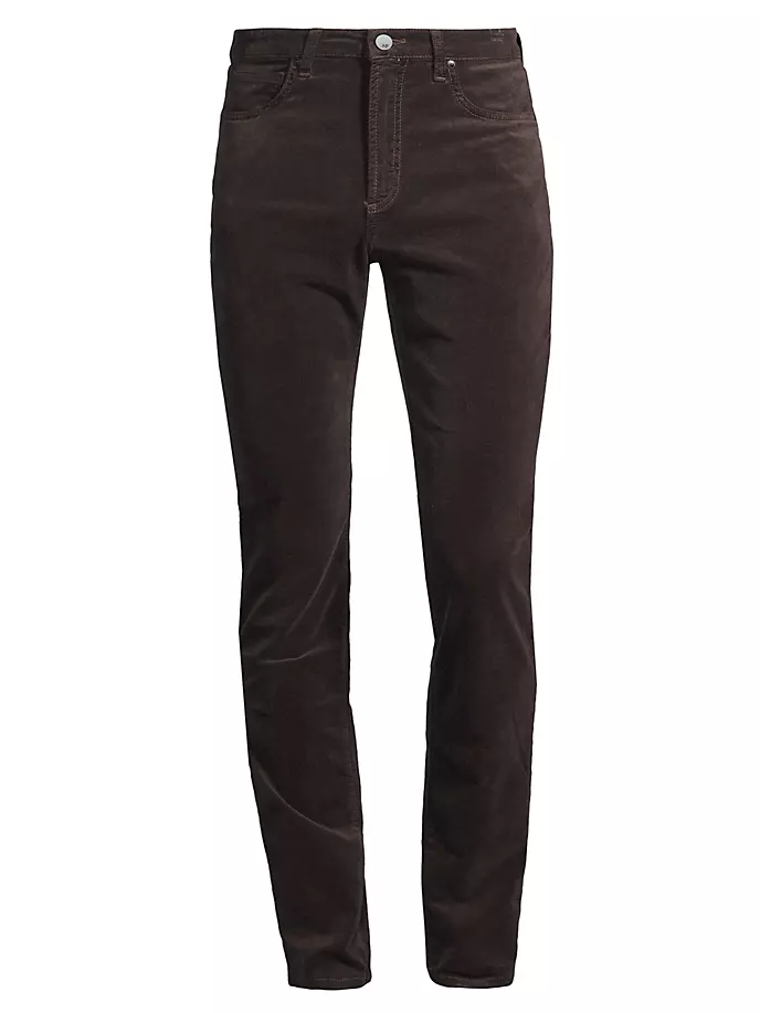 Бархатные брюки Brando Monfrère, цвет velvet espresso