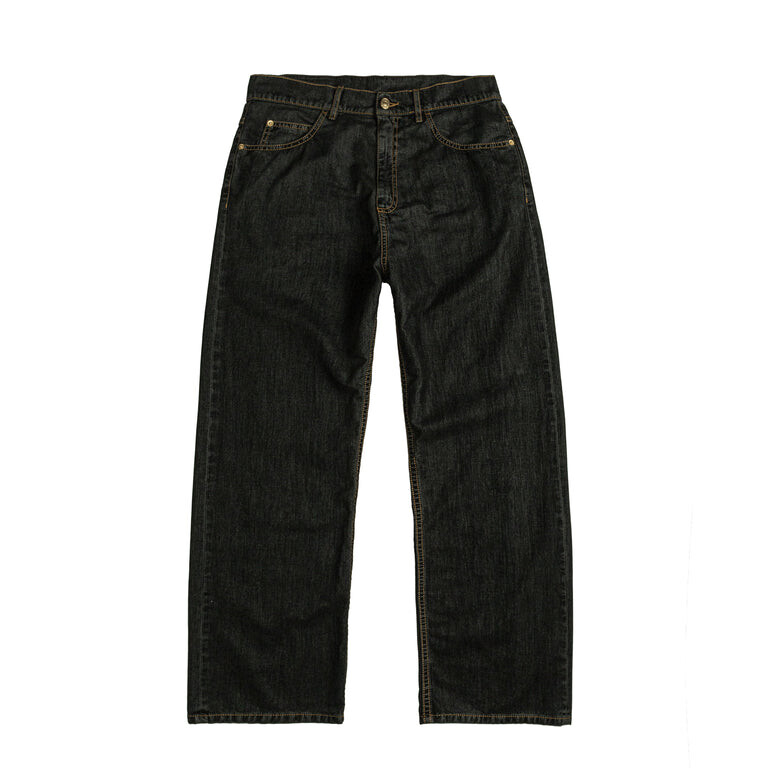 

Джинсы Flocked Denim Wide-Leg Jeans Marni, черный