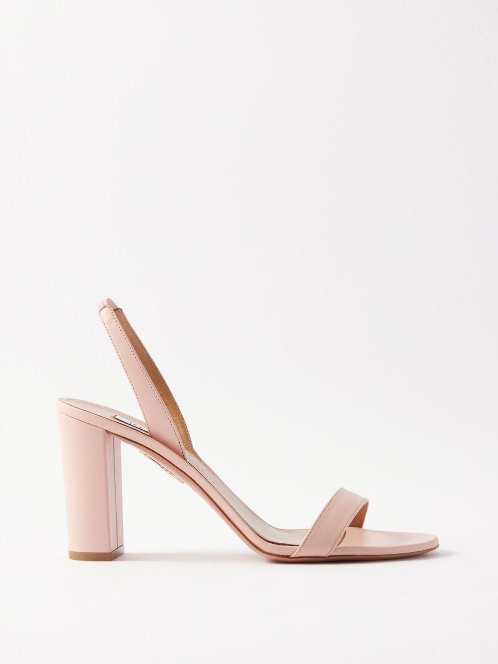 

Кожаные сандалии so nude 85 Aquazzura, розовый