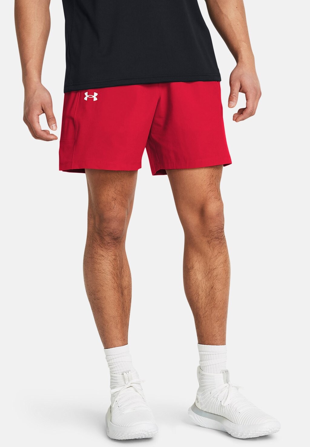 

Спортивные шорты Baseline Under Armour, цвет red / white / white, Красный