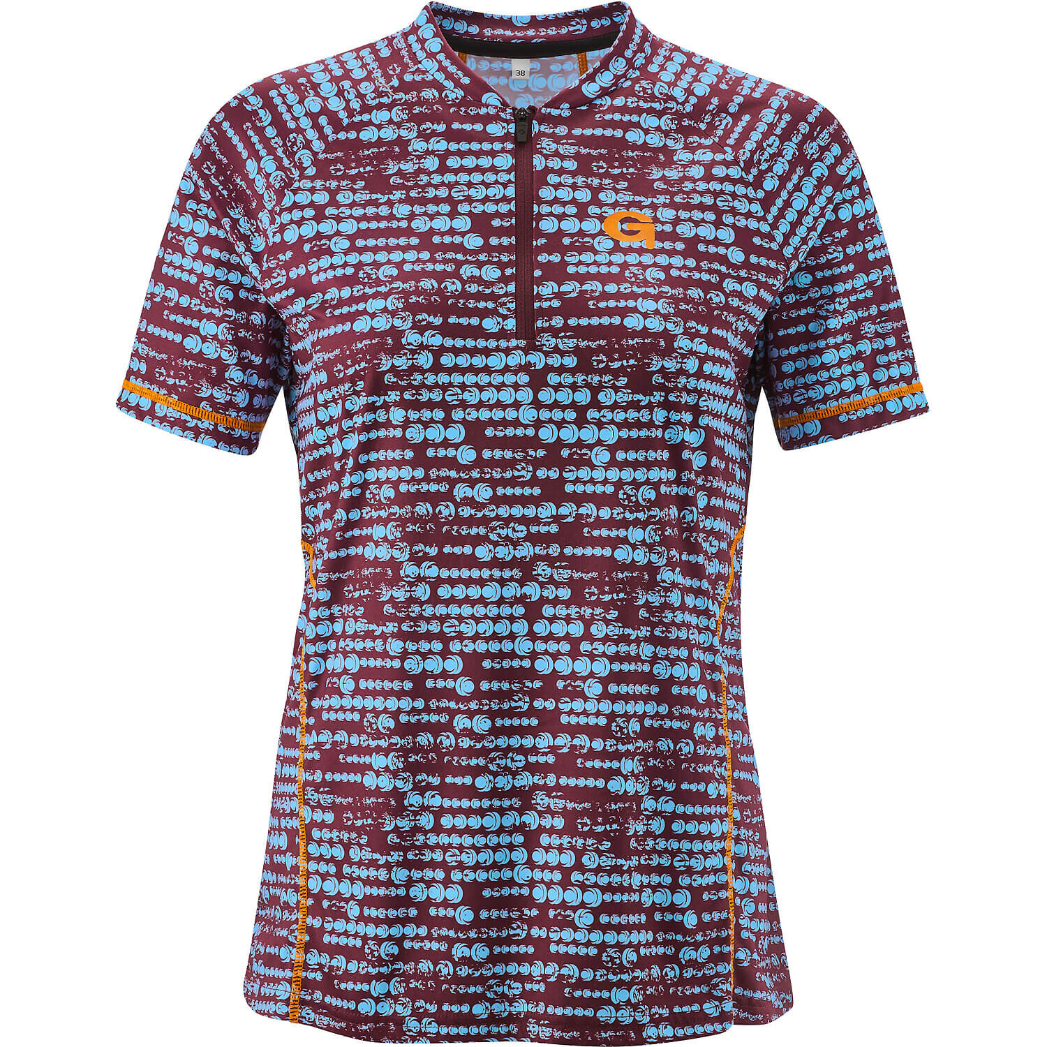 

Спортивная футболка Gonso Bikeshirt 1/2 HZ Boazzo, темно красный