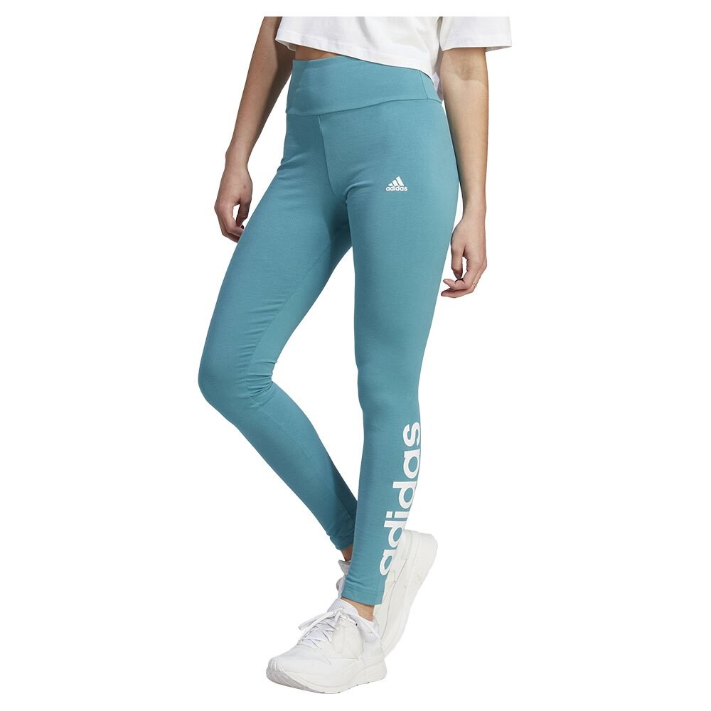 

Леггинсы спортивные adidas Sportswear Essentials High-Waisted Logo, синий