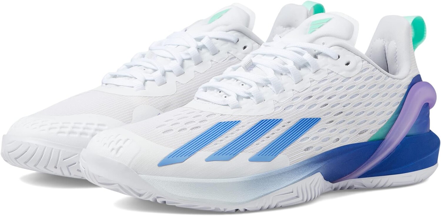 Кроссовки Adizero Cybersonic adidas, цвет White/Blue Fusion/Pulse Mint