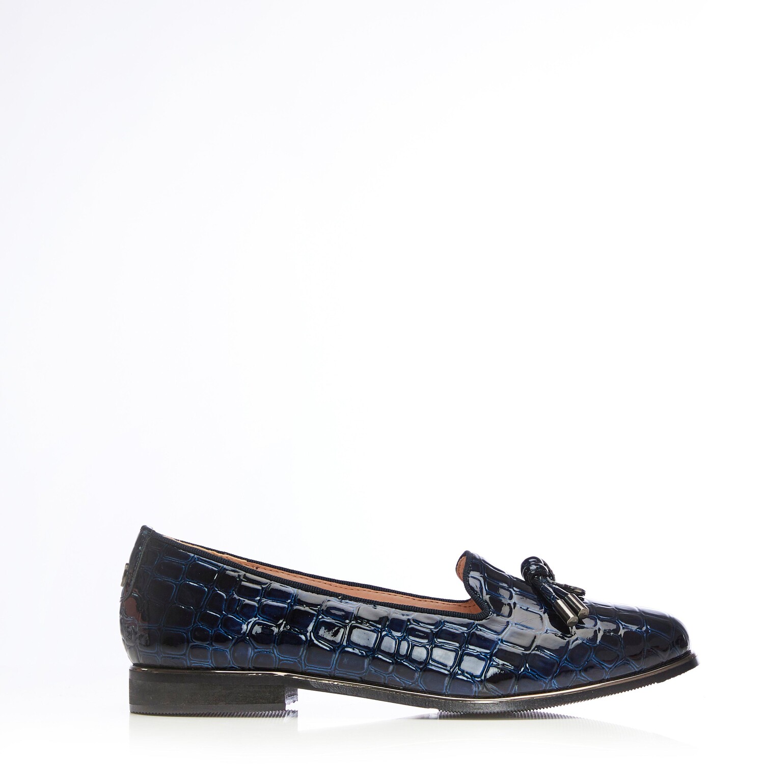

Кроссовки 'Ebrielle' Patent Mocc Croc Trainers Moda In Pelle, синий
