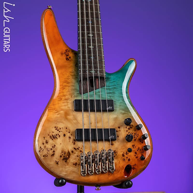 Басс гитара Ibanez Premium SR1605D 5-String Bass Autumn Sunset Sky