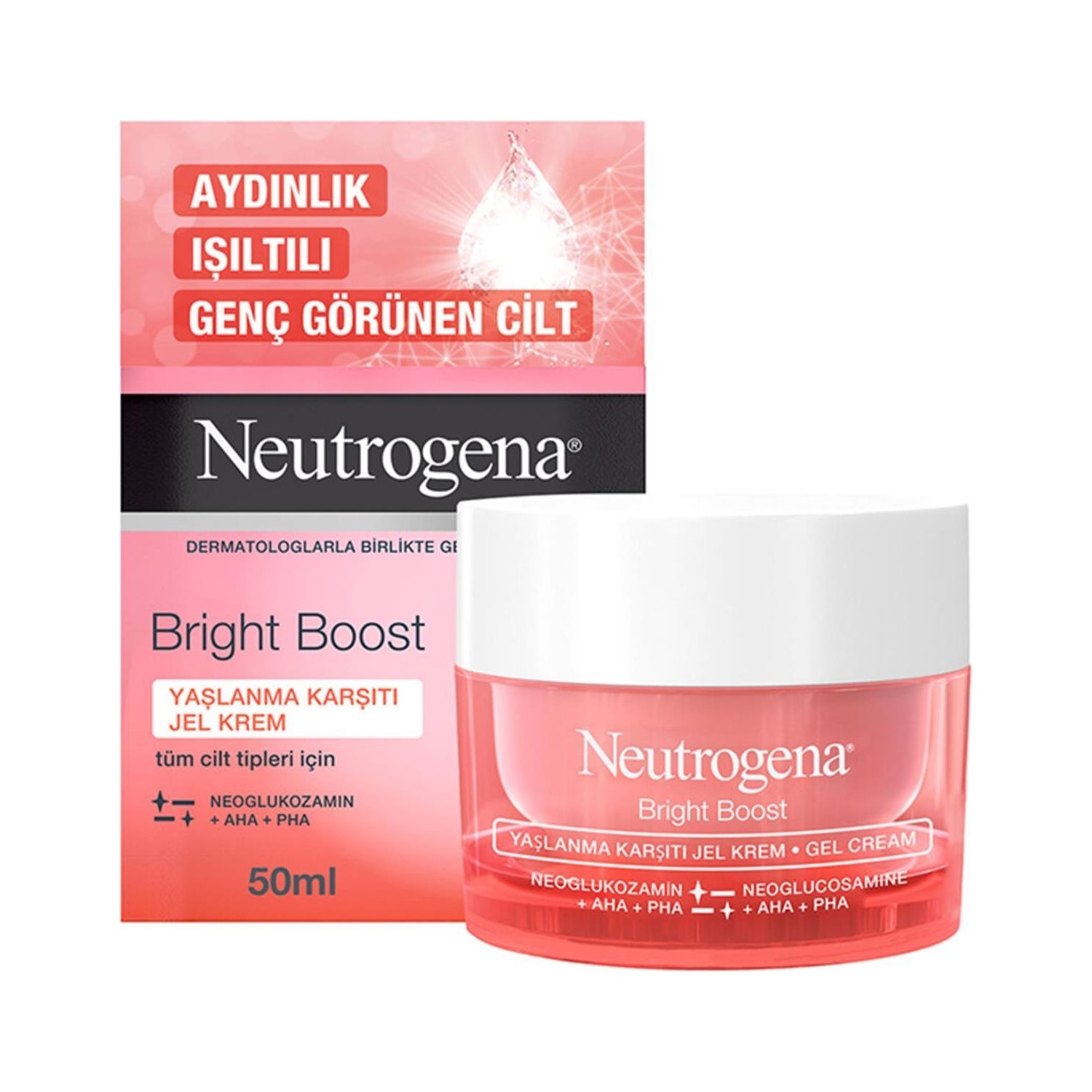 Крем-гель Neutrogena Bright Boost омолаживающий, 50 мл skinlab anti aging cream 30 ml